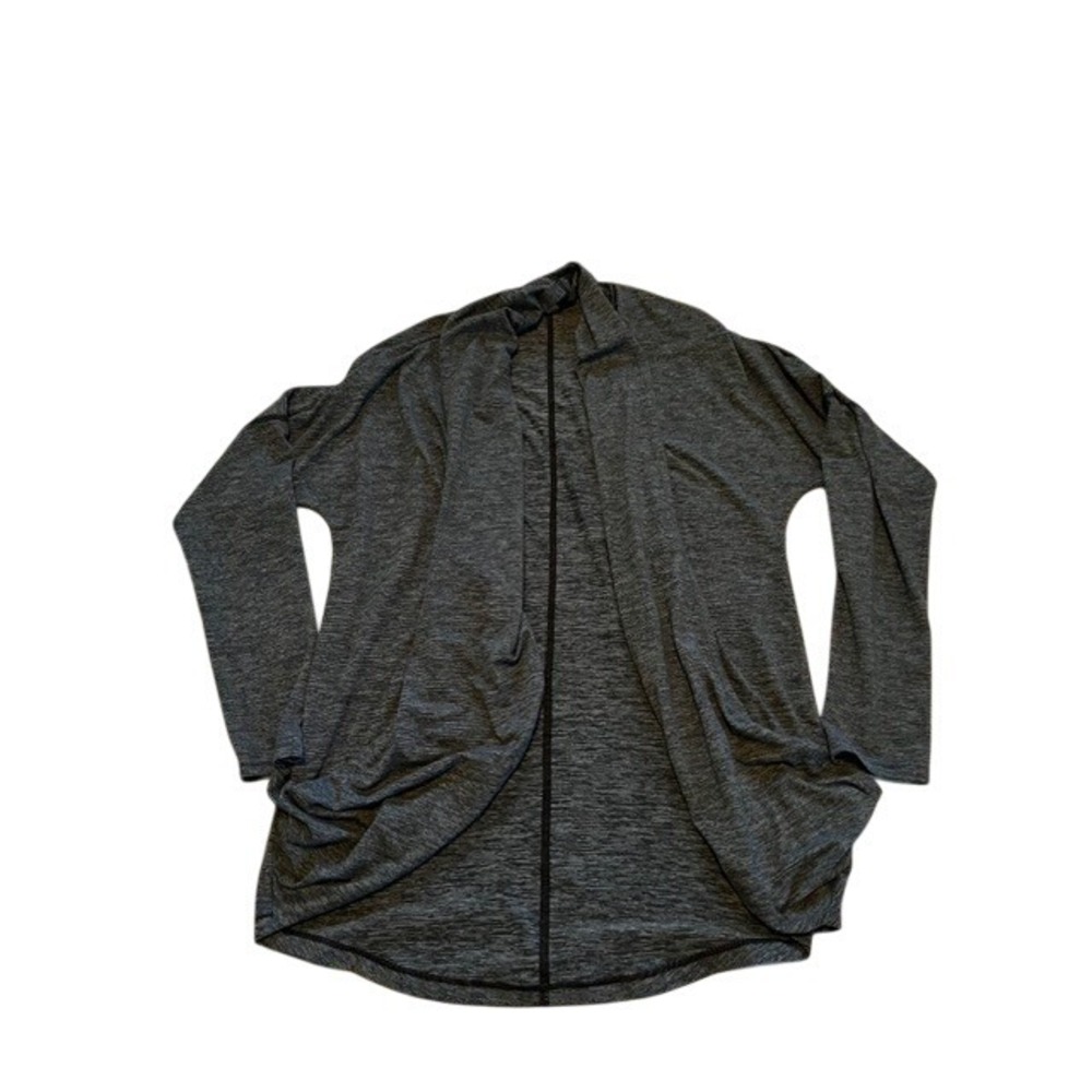 Lucy Slouchy Open Front Cardigan‎ Long Sleeve Athletic Draped Size M EUC
